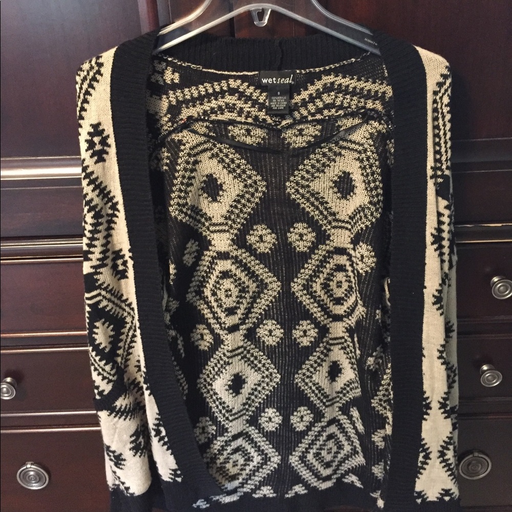 Wet seal cardigan